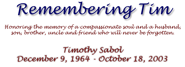 Remembering Tim